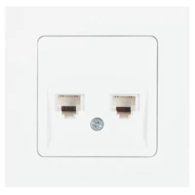 Double Numeris Phone Socket(2xCat3)